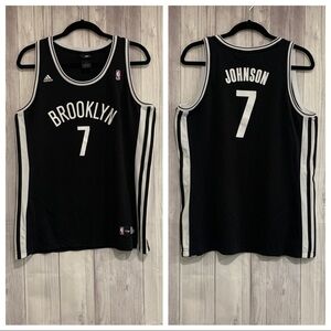 Brooklyn Nets Joe Johnson 7 Adidas Basketball Jersey Women’s XL NBA